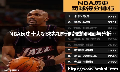 NBA历史十大罚球先扣篮传奇瞬间回顾与分析